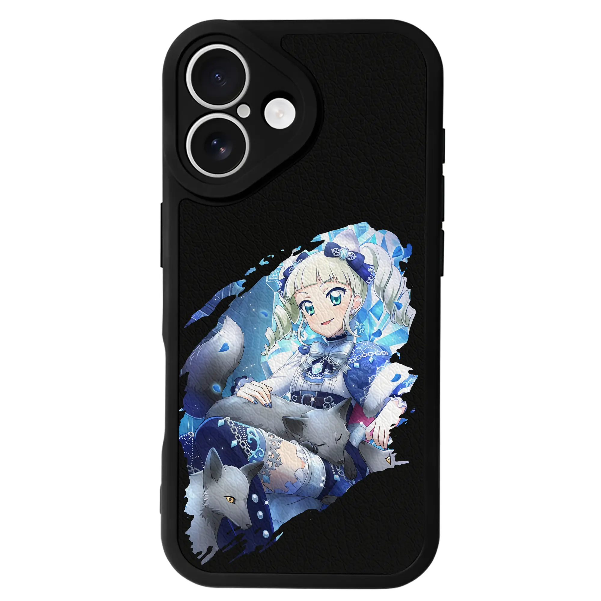 アイカツ グッズ 藤堂 ユリカ - IPhone 16シリーズ対応 ・ シリコンスマホケース ・ レザー調 ・ 高精度フィット ・ 耐衝撃 ・ ワイヤレス充電対応 ・ 精密カット